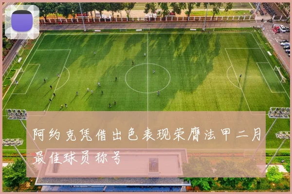 阿约克凭借出色表现荣膺法甲二月最佳球员称号